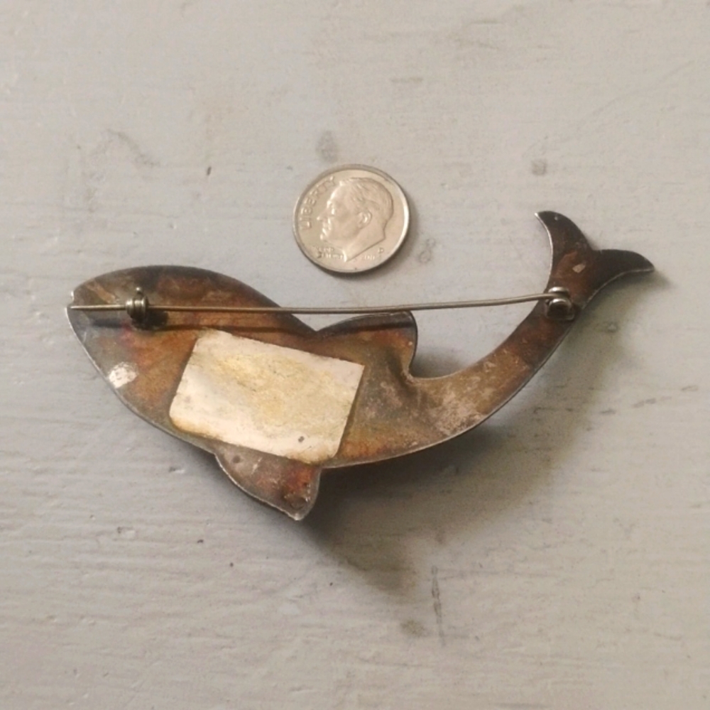 π πVintage!/Silver Fish Broochπ π - Picture 5 of 6
